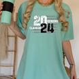 Senior 2024 Graduation Class Of 2024 Senior Women Boy Girl Women's Comfort Colors T-Shirt Chalky Mint