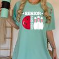 Senior 2025 Bowling Player Class Of 2025 Graduation Seniors Women's Comfort Colors T-Shirt Chalky Mint