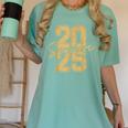 Senior 2025 Class Of 2025 Gold Senior Graduation Women's Comfort Colors T-Shirt Chalky Mint