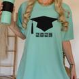 SENIOR 2025 Cute Graduation Class Of 2025 Graduate Women's Comfort Colors T-Shirt Chalky Mint
