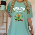 Senior 2025 Graduation Caterpillar For Kids Cute Coquette Women's Comfort Colors T-Shirt Chalky Mint
