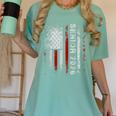 Senior 2026 American Flag Shirt USA Graduation Class Of 2026 Women's Comfort Colors T-Shirt Chalky Mint