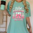 Senior 2026 Class Of 26 Coquette Pink Bow Graduation Cousin Women's Comfort Colors T-Shirt Chalky Mint