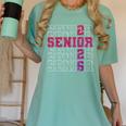 Senior 2026 Class Of 2026 Graduation 2026 Pink Girl Women Women's Comfort Colors T-Shirt Chalky Mint