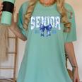 Senior 2026 Class Of 2026 Toile Coquette Bow Graduation 2026 Women's Comfort Colors T-Shirt Chalky Mint