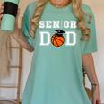 Senior 2026 Dad Basketball Graduation Women's Comfort Colors T-Shirt Chalky Mint