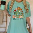 Senior 2026 Graduate Class Of 2026 Wildflowers Graduation Women's Comfort Colors T-Shirt Chalky Mint