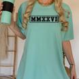 Senior 2026 MMXXVI Graduate Class Of 2026 Graduation Women's Comfort Colors T-Shirt Chalky Mint