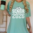 Senior 2026 Wrestling Class Of 2026 Wrestler Graduation Women's Comfort Colors T-Shirt Chalky Mint