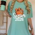 Senior Basketball Class Of 2026 Coquette Graduation Day Women's Comfort Colors T-Shirt Chalky Mint