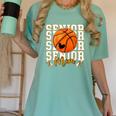 Senior Basketball Mom 2026 Basketball Graduation Women's Comfort Colors T-Shirt Chalky Mint