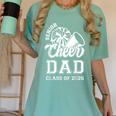 Senior Cheerleader Dad Cheer Class Of 2026 Graduation Men Women's Comfort Colors T-Shirt Chalky Mint