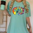 Senior Class Of 2019 Boho Tie Dye Graduation Women's Comfort Colors T-Shirt Chalky Mint