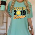 Senior Class Of 2019 Tshirt Graduation School Volleyball Women's Comfort Colors T-Shirt Chalky Mint