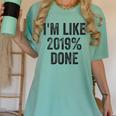 Senior Class 2019 Shirt High School College Graduation Women's Comfort Colors T-Shirt Chalky Mint