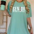 Senior Class 2019 T Shirt Graduation Graduate Tshirt Women's Comfort Colors T-Shirt Chalky Mint