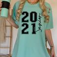 Senior Class Of 2021 Graduation High School College Women's Comfort Colors T-Shirt Chalky Mint