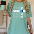 Senior Class Of 2024 Bowling First Day Of School Graduation Women's Comfort Colors T-Shirt Chalky Mint