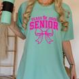 Senior Class Of 2026 Coquette Pink Bow Graduation 2026 Women's Comfort Colors T-Shirt Chalky Mint