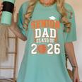 Senior Dad Class Of 2026 Graduate Basketball Graduation 2026 Women's Comfort Colors T-Shirt Chalky Mint