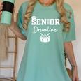 Senior Drumline Class Of 2026 Marching Band Graduation Women's Comfort Colors T-Shirt Chalky Mint