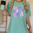 In My Senior Era Class Of 2025 Groovy Senior 2025 Graduation Women's Comfort Colors T-Shirt Chalky Mint