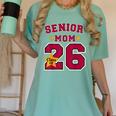 Senior Mom 2026 Proud Senior Mom Class Of 26 For Graduation Women's Comfort Colors T-Shirt Chalky Mint