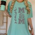 Senior Mom 2026 Wrestling Athlete Proud Parent Graduation Women's Comfort Colors T-Shirt Chalky Mint