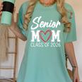 Senior Mom Class Of 2026 Graduation Premium Tri-Blend Women's Comfort Colors T-Shirt Chalky Mint
