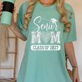 Senior Mom Class Of 2027 Senior Mama 2027 Graduation Women's Comfort Colors T-Shirt Chalky Mint