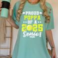Senior Poppa 2025 Tennis Class Of 2025 Graduation Women's Comfort Colors T-Shirt Chalky Mint