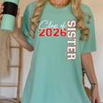 Senior Sister Class Of 2026 Proud Big Sis Graduation Family Women's Comfort Colors T-Shirt Chalky Mint