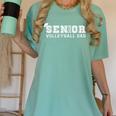 Senior Volleyball Dad Class Of 2026 Graduation Graduate Women's Comfort Colors T-Shirt Chalky Mint