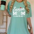 Senior Volleyball Mom Class Of 2027 Graduation Graduate Women's Comfort Colors T-Shirt Chalky Mint