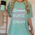 Sexy Freakin' Nurse Nursing T Shirt For RN Graduation Women's Comfort Colors T-Shirt Chalky Mint