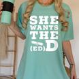She Wants The EdD Graduation Doctorate EdD Graduate Women's Comfort Colors T-Shirt Chalky Mint