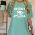 My Sister Mastered It Masters Degree Graduation MBA Women's Comfort Colors T-Shirt Chalky Mint