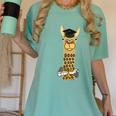 SmileteesGrad Llama Graduation T-Shirt Women's Comfort Colors T-Shirt Chalky Mint
