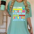 So Long 4th Grade Here I Come Graduation 5th Grade Kids Tee Premium Women's Comfort Colors T-Shirt Chalky Mint
