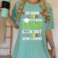 So Long 8th Grade 9th Grade Here I Come Graduation Women's Comfort Colors T-Shirt Chalky Mint