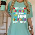 So Long Preschool Kindergarten Here I Come Graduation Women's Comfort Colors T-Shirt Chalky Mint