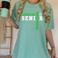Soccer Senior Night Soccer Senior 2025 Graduation 14 Women's Comfort Colors T-Shirt Chalky Mint