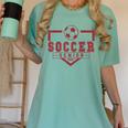 Soccer Senior Night Soccer Senior 2025 Graduation 33 Women's Comfort Colors T-Shirt Chalky Mint