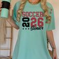 Soccer Senior Night Soccer Senior 2026 Graduation 71 Women's Comfort Colors T-Shirt Chalky Mint