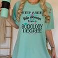 Sociology Degree Graduation Sociologist Bachelors 2025 Women's Comfort Colors T-Shirt Chalky Mint