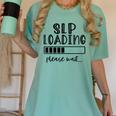 Speech Pathologist Loading 2021 Graduation Speech Therapist Women's Comfort Colors T-Shirt Chalky Mint