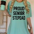 Stepfather SEN18R Graduation Party Stepdad Senior 2018 Shirt Women's Comfort Colors T-Shirt Chalky Mint