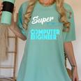 Super Computer Engineer New Job Graduation Women's Comfort Colors T-Shirt Chalky Mint