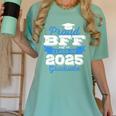 Super Proud Bff Of 2025 Graduate Senior Graduation Family Premium Women's Comfort Colors T-Shirt Chalky Mint