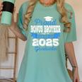 Super Proud Bonus Brother Of 2025 Graduate Graduation Family Women's Comfort Colors T-Shirt Chalky Mint
